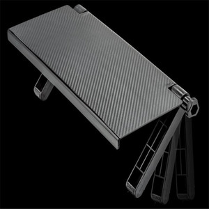 Ayarlanabilir ABS PC plastik TV ekran montaj üst raf organizatör fonksiyonel depolama Caddy bilgisayar masaüstü monitör siyah kutu paketlenmiş - Product Image 5