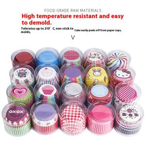 Venta al por mayor a prueba de aceite de chocolate pastel de arroz glutinoso vasos de papel nieve pastelería soportes de papel aproximadamente 100 herramientas para hornear - Product Image 3