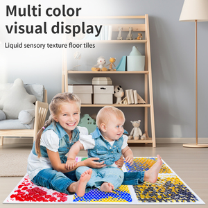Sáng Tạo ABS không thấm nước cảm giác gạch cho trẻ em tự kỷ Kid-thân thiện với chất lỏng sàn gạch cho lớp học cảm giác khu vực 100 cái - Product Image 3