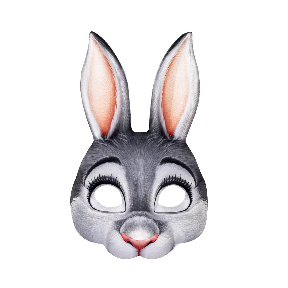 Cartoon gray rabbit mask