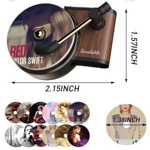 Diffuseur d'arômes pour voiture, nouveau modèle 2025, diffuseur d'arômes rétro en forme de tourne-disque, diffuseur d'arômes pour ventilation de voiture - Product Image 6