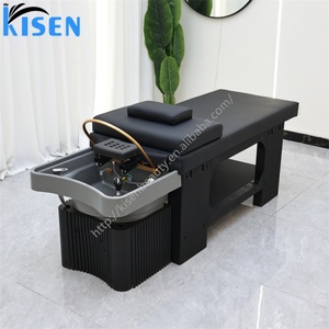 Table de massage et de lavage Kisen économique avec fonction spa capillaire – Fauteuil de salon moderne pour soins du cuir chevelu - Product Image 2