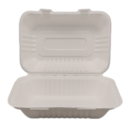 Marrón-1000ml (Rectangular)-250 unidades/Caja
