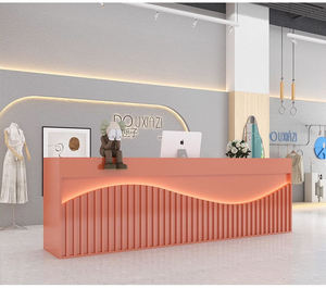Mostrador de recepción moderno Mostrador de pago de salón de belleza mostrador de recepción Mostrador de <span class=keywords><strong>spa</strong></span> personalizado <span class=keywords><strong>para</strong></span> Bar de <span class=keywords><strong>spa</strong></span> - Product Image 2