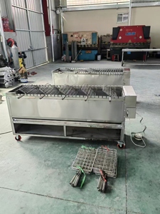 Machine à griller poulet, poisson, lapin, mouton au <span class=keywords><strong>charbon</strong></span> de bois/bois de chauffage HJ-KJL180 - Product Image 2
