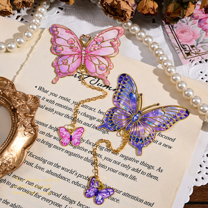 Marcapáginas Metálico Retro con Diseño de Mariposa, <span class=keywords><strong>Literatura</strong></span> y Arte, de Alta Gama, Exquisito, con Sentido Artístico Avanzado, para Estudiantes - Product Image 3