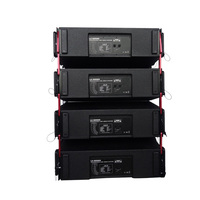 Système de sonorisation professionnel extérieur 132 dB SPL de pointe, 2 voies, double 10 pouces, Line Array amplifié pour concerts et spectacles sur scène
