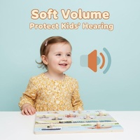 Rompecabezas de Madera con Diseño de Animales, Electrónico con Efectos de Sonido, Juguete Educativo de Cognición para Niños