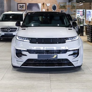 Kit carrosserie pour Land Rover Range Rover Sport, amélioration Range Rover Sport style LM, lèvre avant, jupes latérales, diffuseur, spoiler en fibre de carbone - Product Image 3