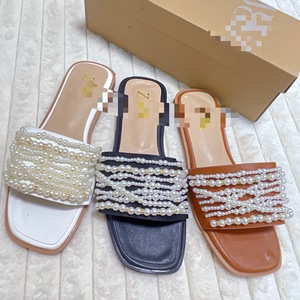 Zapatos Za para mujer, zapatos planos hechos en China con perlas, estilos africanos, zapatos de talla grande 2024 - Product Image 1