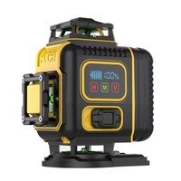 Niveau laser vert 4D de haute qualité 12/16 lignes pour le nivellement du sol avec support magnétique et télécommande Lox Tol