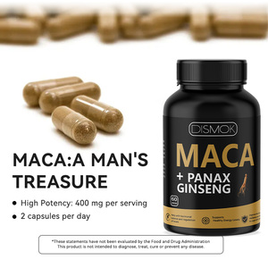 Maca-Ginseng-Kapseln für Männer Natürlicher Energiebooster Kraftvolle Pillen zur Unterstützung der männlichen Vitalität und Ausdauer Maca-Wurzelextrakt - Product Image 4