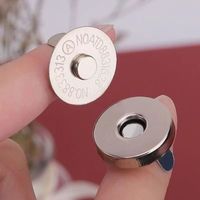 Fermoir magnétique 18/20/25 mm en alliage de zinc, fermoir magnétique discret personnalisé pour sacs à main de luxe, écologique, haut de gamme, mode personnalisée