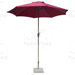 옥외 알루미늄 정원 옥외 우산 정원 안뜰 우산