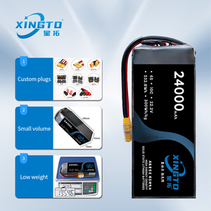 사용자 정의 24s 16s 12s 7s 8s 리포 사자 배터리 24000mah 20000mah 11.1v 17.5ah 29.6v 44ah 세미 솔리드 스테이트 리튬 Uav 배터리 - Product Image 2