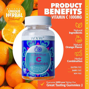 Gommes personnalisées OEM à la vitamine C bonbons gommes blanchissants et éclaircissants au collagène et à la biotine - Product Image 5