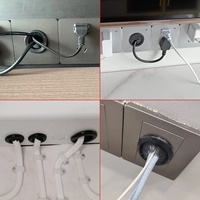 Oeillet en caoutchouc flexible pour couvercle de trou de câble Trous étanches à la poussière de 10 à 60mm