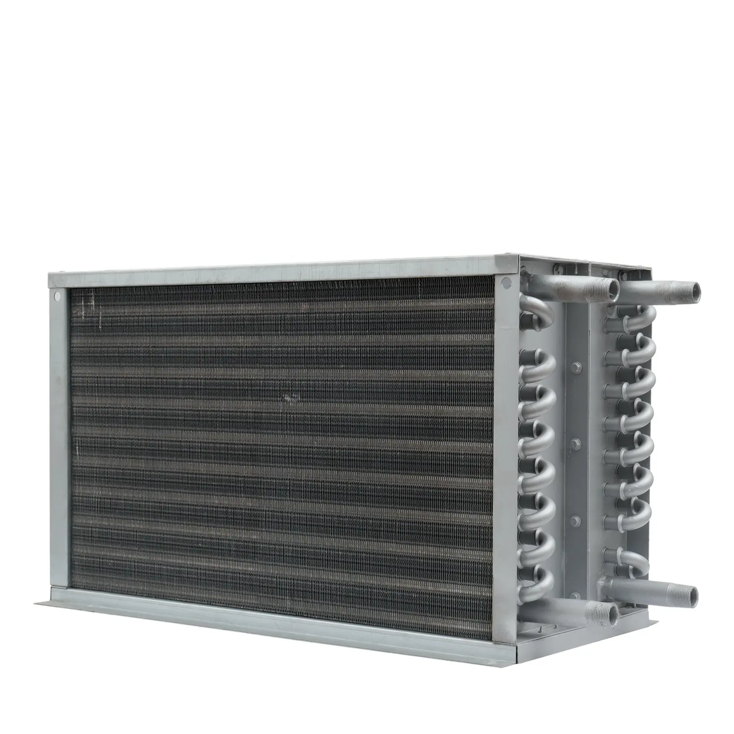 Echangeur de chaleur à tube à ailettes en acier inoxydable pour pièces de climatisation HVAC