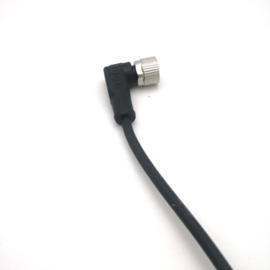 Conector Bibo SVLEC M12 de 4 pines sobremoldeado, macho recto a hembra en ángulo, para automoción, gris o negro, PVC o PUR, 4 polos - Product Image 5