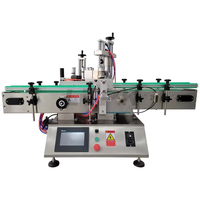 Machine à étiqueter automatique hexagonale pour pot de bouteille carré enveloppant autour de l'applicateur d'étiquettes