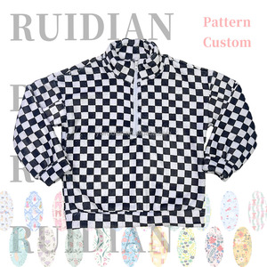 <span class=keywords><strong>Sweat</strong></span>-shirt à demi-zip vintage pour garçons, doublé polaire doux, imprimé personnalisé, collection Hiver 2026 – Motif camouflage Sunday - Product Image 6