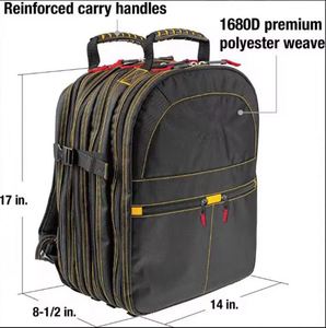 BSCI Factory OEM ODM Large Electrician <b>Backpack</b> <b>Tool</b> <b>Backpack</b> <b>Tools</b> <b>Tool</b> Bag for Electricians - Product Image 4