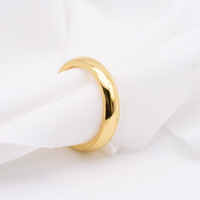 Hochzeit Schmuck Kunden Gravieren Einfache Designs Gold Überzogene 316L Edelstahl Blank Plain Hochzeit Ring