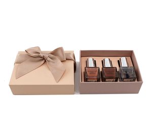 New product custom paper empty nail polish carton magnetic cardboard gift box