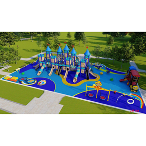 Equipo de Juegos Infantiles para Exteriores, Casa de Juegos para Niños, Tubería Galvanizada, Material LLDPE, 1 Año de Garantía, Razonable - Product Image 6