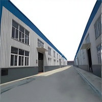 Atelier extérieur préfabriqué moderne en structure acier, résistant aux intempéries, durable, en acier galvanisé, abri personnalisé, garantie 5 ans, 121+ mph