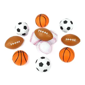 Aangepast Pu Schuim Softbal Tennis Rugby Volleybal Basketbal Baseball Voetbal Anti Stress Custom Logo Sport Stress Bal