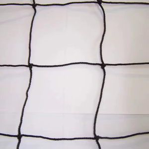 Red anudada de poliéster negro de <span class=keywords><strong>4</strong></span> pulgadas para fútbol, fútbol y campos multideportivos - Product Image 4