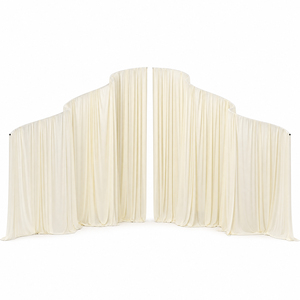 <span class=keywords><strong>Support</strong></span> floral décoratif d'extérieur en forme d'arche ondulée colorée S-A9136 pour mariages et fêtes - Product Image 1