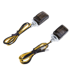 Intermitentes LED Ámbar para Mini Motocicleta, Luces de Señalización Negras - Product Image 4