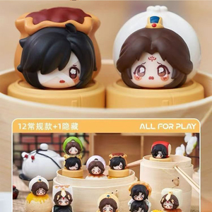 12 figurines de collection en métal plaqué <span class=keywords><strong>Heaven</strong></span> Official's <span class=keywords><strong>Blessing</strong></span>, thème Thé du matin, Xie Lian Hua Chen, boîte mystère - Product Image 2