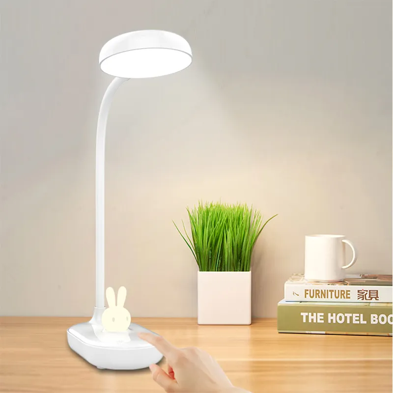 Bedside Lamp With Warm Night Light Cute Design LED Table Lamp/desktop Lamp With Cartoon Night Light