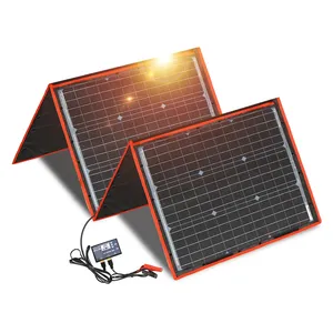 Panneau solaire portable pliable et flexible <span class=keywords><strong>Dokio</strong></span> USA Stock 18V 150W <span class=keywords><strong>160W</strong></span> pour les voyages, les bateaux et les camping-cars, haute qualité - Product Image 1