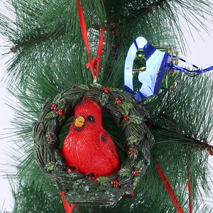 Petits pendentifs de Noël transfrontaliers, décorations d'arbre de table de salon en résine, artisanat, cadeau de fête - Product Image 4