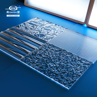 Plaque diffuseur acrylique texturée 2 mm PMMA haute luminosité résistante aux UV incassable écologique 1220x2440mm