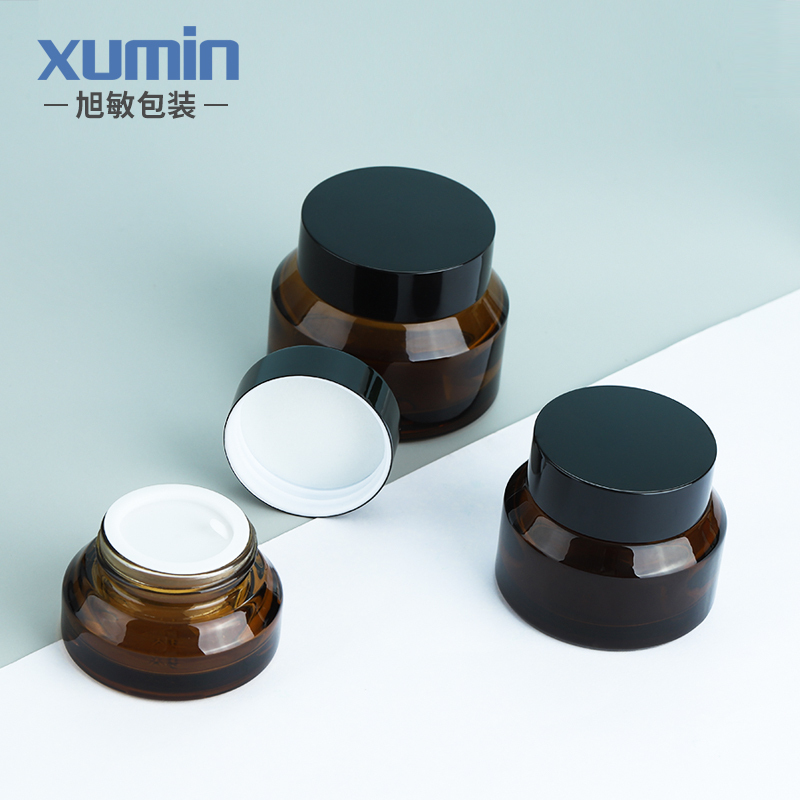 Wholesale Cosmetic Packaging Containers 30G 50G Glass Jar For Cream Bottle 15G