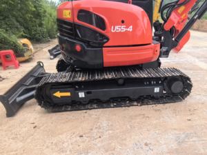 EPA CE Certified Kubota 55 Mini Excavator 5.5ton Crawler Excavator Kubota Engine Crawler Excavator Auger <b>Attachment</b> - Product Image 5