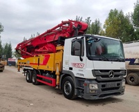 Camion pompe à béton Sany SYM 6x4 remis à neuf, prêt à l'emploi, 2017, diesel, 265-300 kW, portée verticale 37-48 m, productivité 120-140 m/h