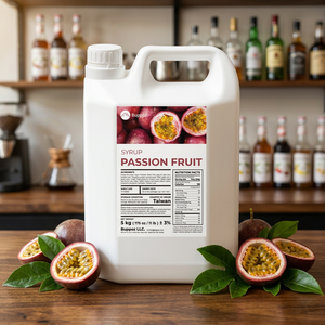 <b>Passion</b> <b>Fruit</b> <b>Syrup</b> Taiwan Premium Halal Certified 5kg Bottle Bubble Tea Ingredients - Product Image 2