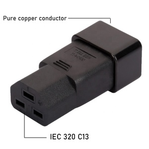IEC 320 C20 C19 C14 C13 <strong>Power</strong> <strong>Plug</strong> <strong>Adapters</strong> 10A Rated Current Extension Socket Type - Product Image 4