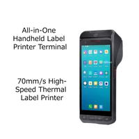Escáner de Códigos QR Android 13, Colector de Datos Inalámbrico para Almacenes, Lector RFID UHF de Largo Alcance, PDA Industrial Resistente con Gatillo para Control de Inventario