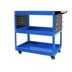 Chariot de réparation automobile en acier laminé à froid épaissi à trois couches, 5 tiroirs, étanche, durable, armoire à outils OBM, entretien mobile des pièces - Product Image 5