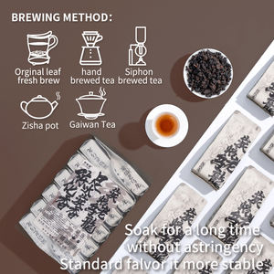 Chine Fujian usine produits de thé 8g * 12/sac <span class=keywords><strong>acheter</strong></span> feuilles de thé en vrac charbon de bois torréfié vieux thé Oolong - Product Image 2