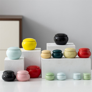 Hộp thiếc tròn đựng cà phê, trà, bột, chất lượng thực phẩm, mẫu BAMBUS, đóng gói rời, có niêm phong - Product Image 3