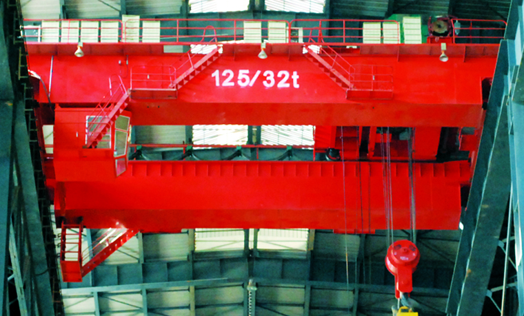 125T YZS Type Casting Bridge Cranes Four Beam Heavy Duty