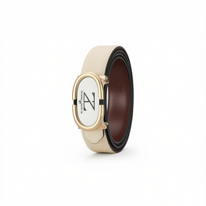 Cintura Z Brand in PU da 2,5 cm con fibbia ovale in lega, cintura casual da donna alla moda - Product Image 1